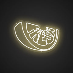 Illuminated Orange Neon Temptation