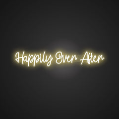 Illuminated Happily Ever After Neon Dream