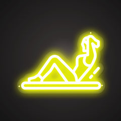 Illuminated Lie on the Back Neon Relaxation