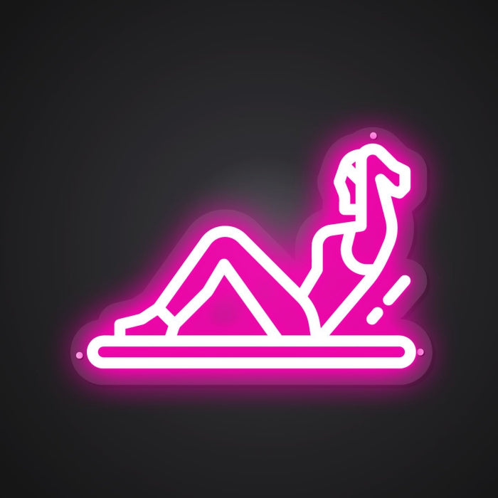 Neon Visual of the Recumbent State