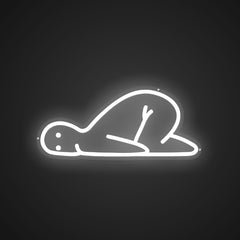 Glowing Neon Prone Position Display