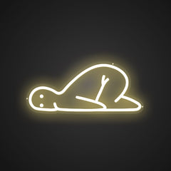 Neon Emblem of Ground Resting
