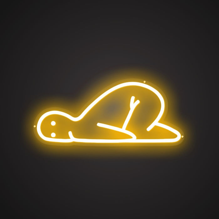 Shimmering Neon Horizontal Repose Showcase