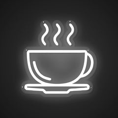 Neon Emblem of Warm Comfort