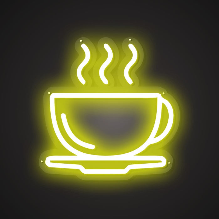 Shimmering Neon Cup of Earl Grey Showcase