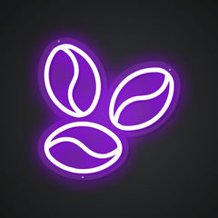Neon-roasted Bean Beauty Sign
