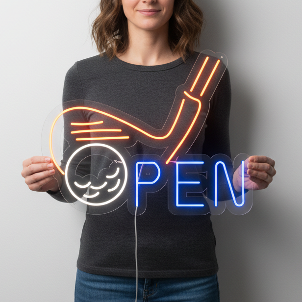 Golf Open Neon Signs