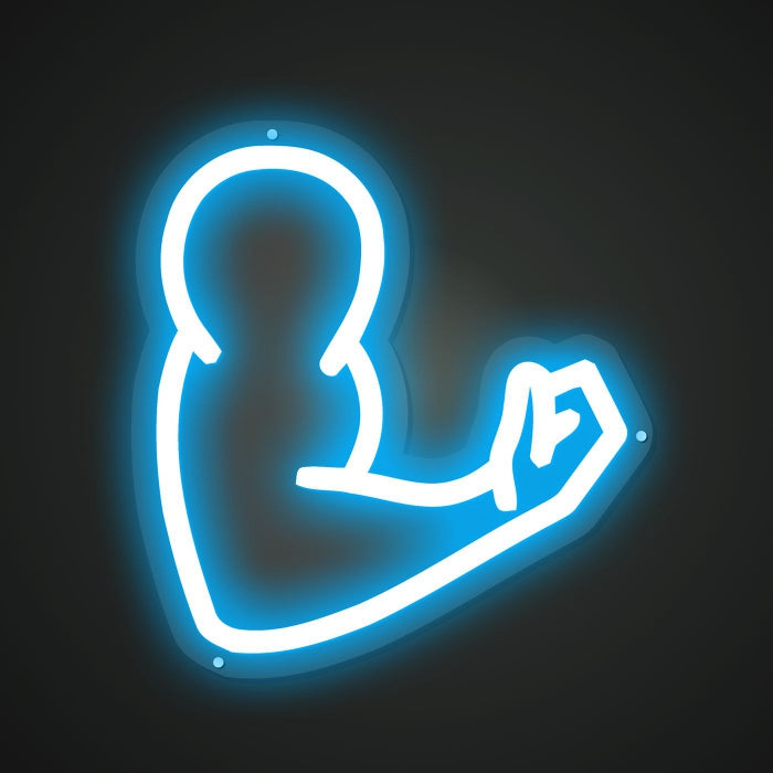 Glistening Neon Athletic Build Marker