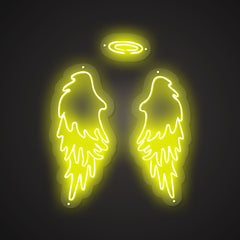 Illuminated Angel wings Neon Grace
