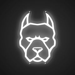 Glowing Neon Canine Companion Display