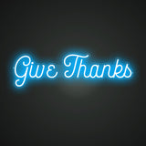 Give Thanks Neon Sign