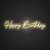 Happy Birthday Neon Sign