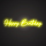 Happy Birthday Neon Sign