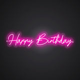 Happy Birthday Neon Sign