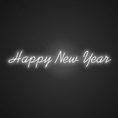 Illuminated Happy New Year Neon Cheers