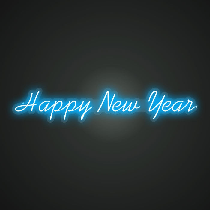 Neon Lightboard for Yearly Greetings