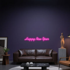 Glowing Neon Festive Transition Display