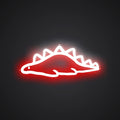 Neon-illuminated Tiny Dino Sign