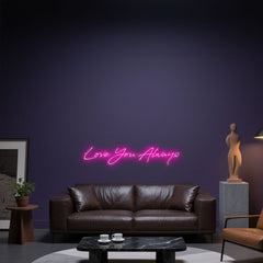 Glowing Neon Timeless Affection Sign