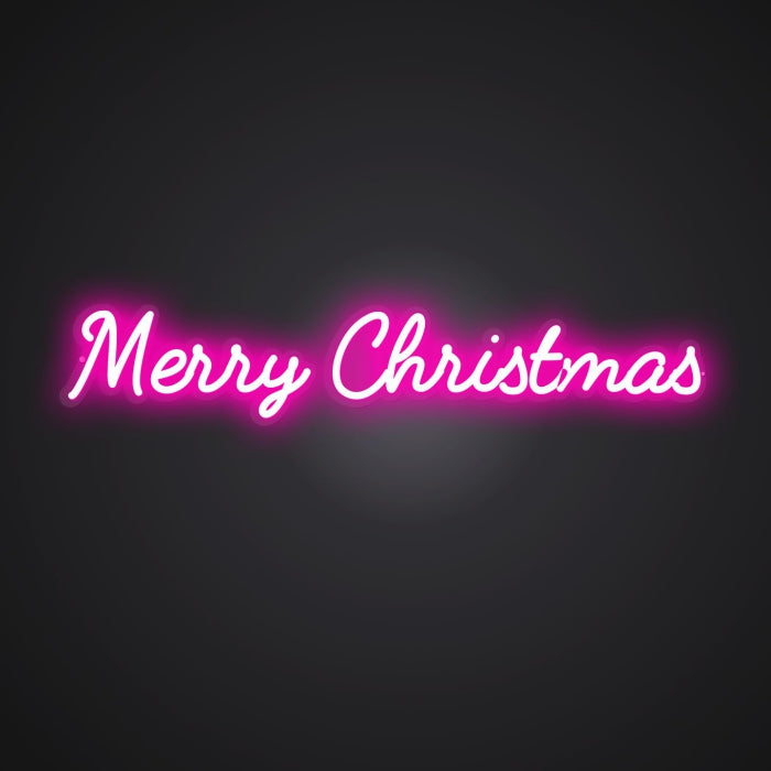 Neon-joyous Merry Christmas Sign