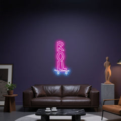 Glowing Neon Tumbling Display