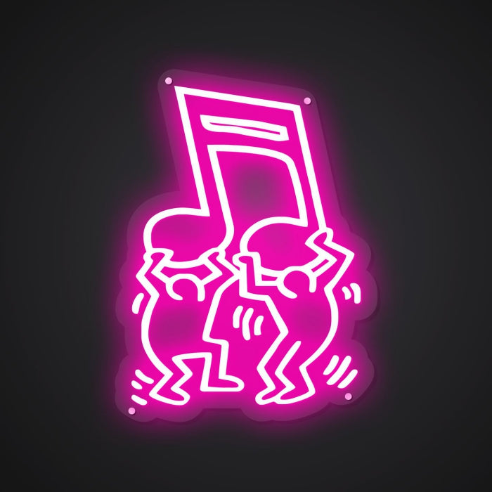 Glistening Neon Soundwave Launch Marker