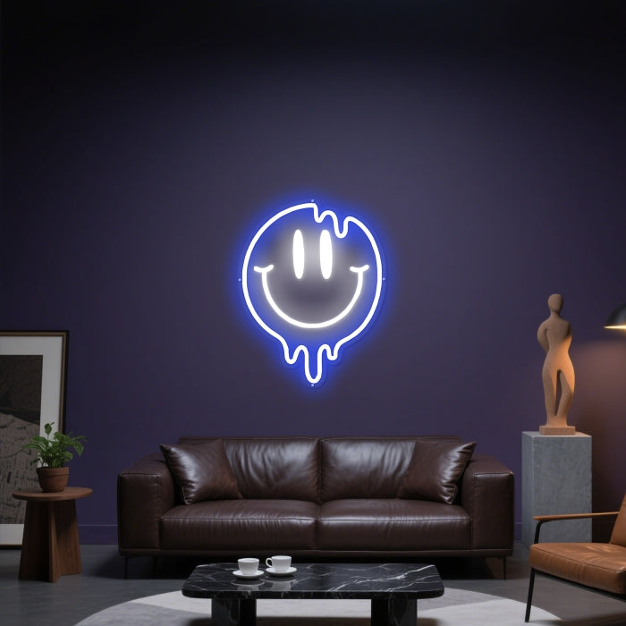 Glowing Neon Softening Cheer Display