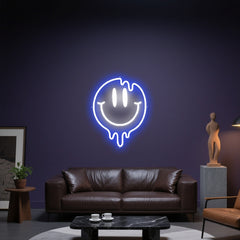 Glowing Neon Softening Cheer Display