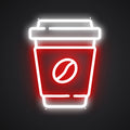 Neon-caffeinated Coffee Craze Sign
