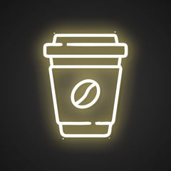 Illuminated Coffee Neon Temptation