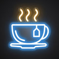 Neon-steaming Hot Tea Sign