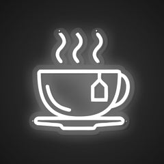 Neon Emblem of Cozy Comfort