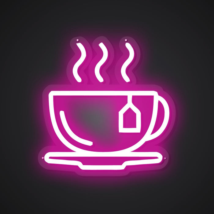 Radiant Neon Hot Tea Glow