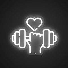 Illuminated Lift your heart Neon Vitality