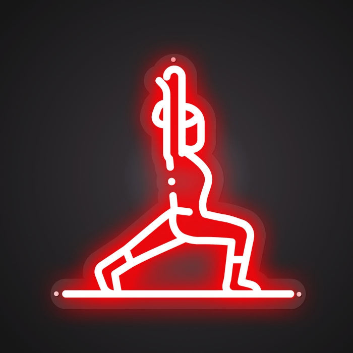 Radiant Neon Gymnastic movement Glow