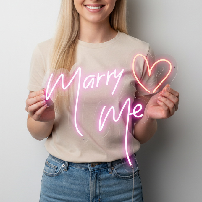 Marry Me Led Neon Sign