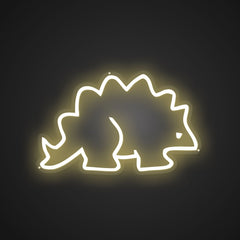 Neon Emblem of the Submerged Beast