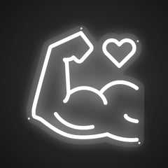 Illuminated Thick muscles Neon Bulk