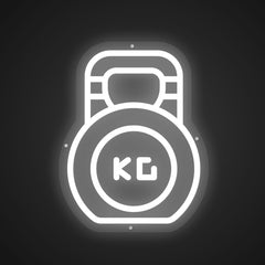 Illuminated Kilogram dumbbell Neon Heft