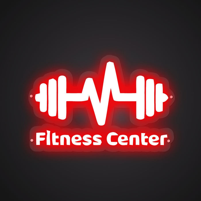 Radiant Neon Fitness Center Glow