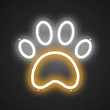 Katzenpfote Neonschild