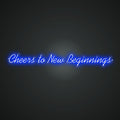Glistening Neon New Chapter Marker