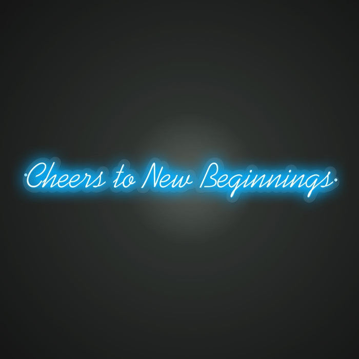 Neon Lightboard for Promising Starts