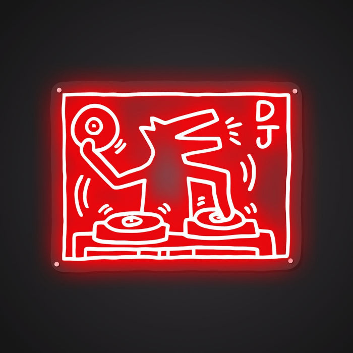 Radiant Neon DJ Glow
