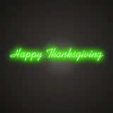 Happy Thanksgiving Neon Sign