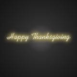 Happy Thanksgiving Neon Sign