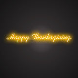 Happy Thanksgiving Neon Sign
