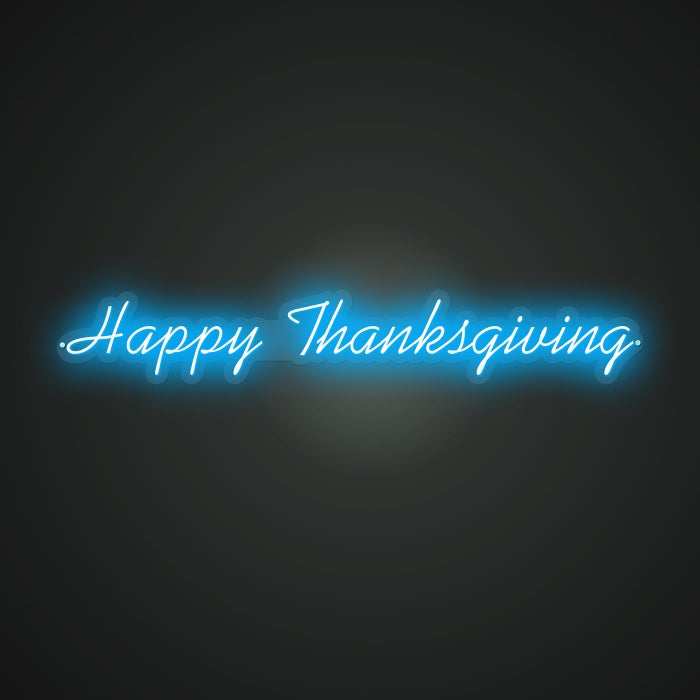 Neon Lightboard for Turkey Day Fun