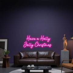 Glowing Neon Festive Felicity Display