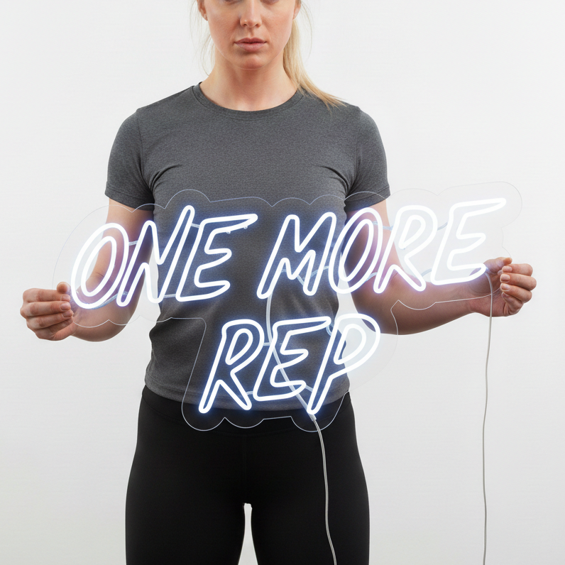 One More Rep Neon Signs